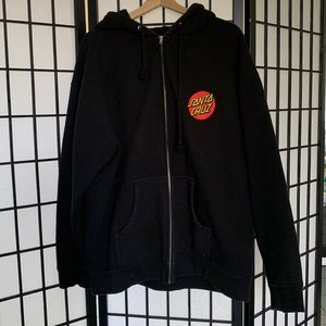 Santa Cruz Zip Up Hoodie
